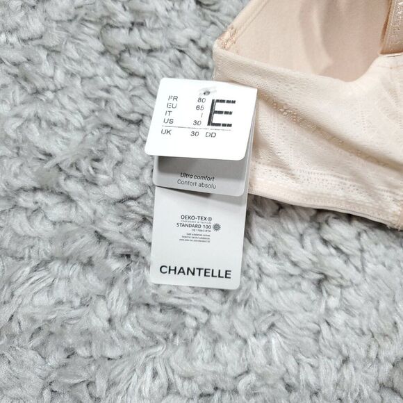 Chantelle C Ideal Back Smoothing Underwire Bra C19510 Beige Nude Size 30DD 30E - Picture 3 of 7